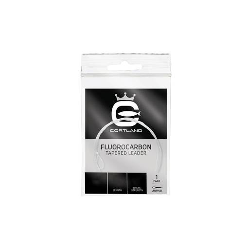 CORTLAND FLUOROCARBON TAPERED LEADER 9FT 1PCS