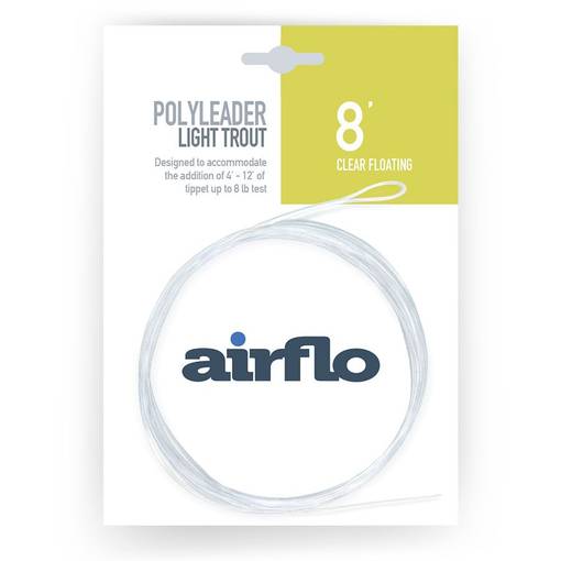 AIRFLO POLYLEADER LIGHT TROUT 8FT