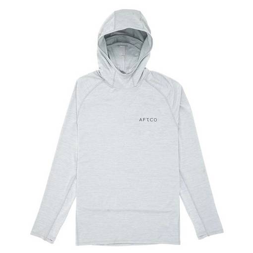 AFTCO ADAPT HD HIGH PERFORMANCE UPF PROTECTION LIGHT GRAY HEATHER