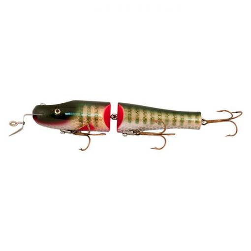 LUCKY STRIKE OL WOODEN PLUG JOINTED 20cm #GREEN PIKE