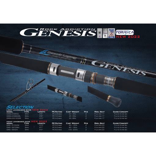 OCEANS LEGACY GENESIS ROCK ADDICTION MONSTER EXTREME SHORE JIGGING 932H 100-200g PE8