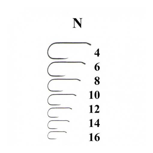 KNAPEK FLY HOOKS NYMPHS 25pcs 