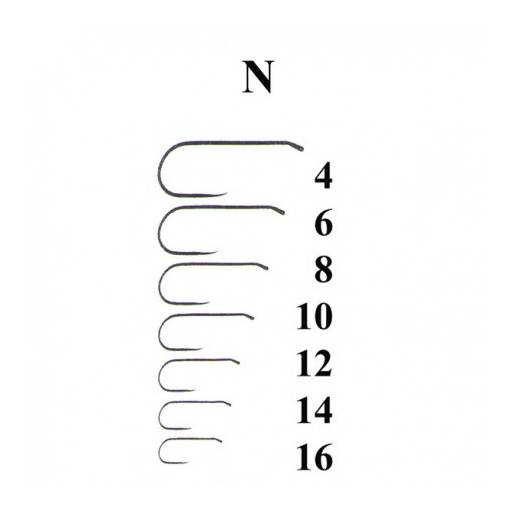KNAPEK FLY HOOKS NYMPHS 25pcs