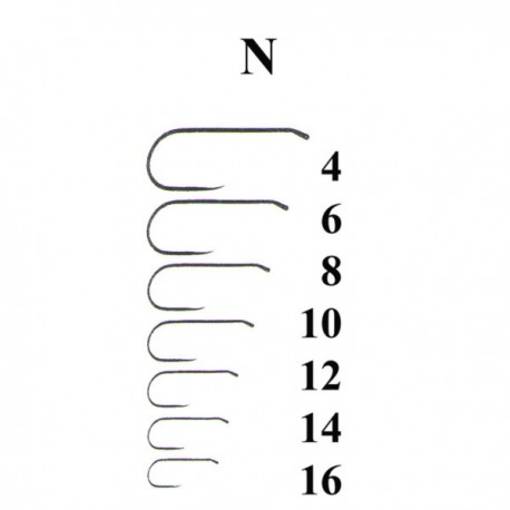 KNAPEK FLY HOOKS NYMPHS 25pcs