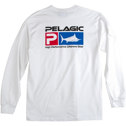 PELAGIC DELUXE LONG SLEEVE WHITE
