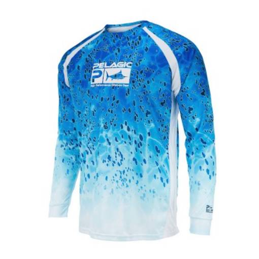 PELAGIC VAPORTEK - DORADO PERFRORMANCE UV LONG SLEEVE BLU