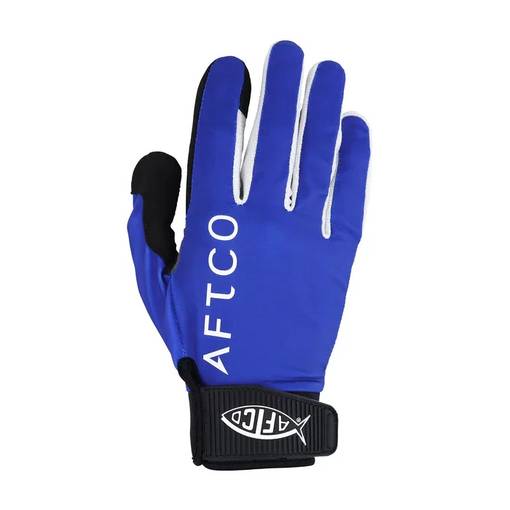 AFTCO JIGPRO JIGGING GLOVES BLUE #XL