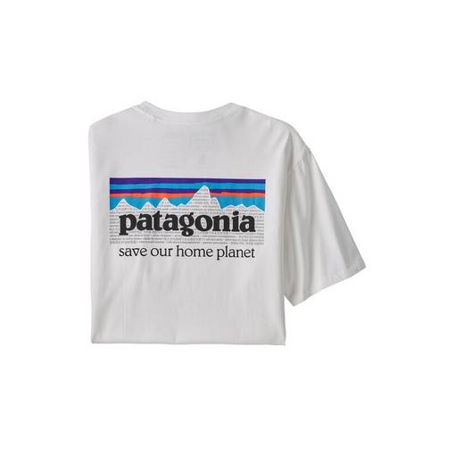 PATAGONIA P-6 MISSION ORGANIC TSHIRT WHITE