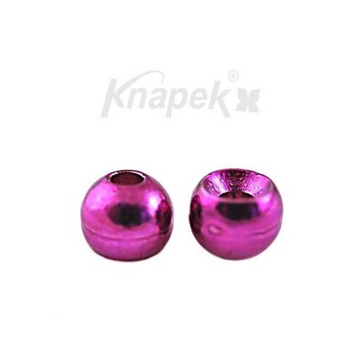 KNAPEK TUNGSTEN BEADS SLOTTED K+ 2.5mm BRIGHT PURPLE 10pcs