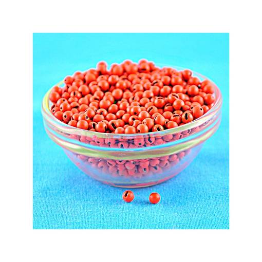 KNAPEK TUNGSTEN BEADS SLOTTED K+ 3.0mm ORANGE 10pcs