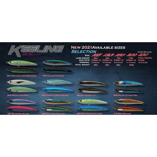 OCEANS LEGACY SINKING STICKBAIT KEELING 160 82G