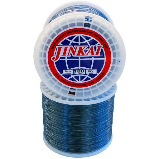 JINKAI MONOFILAMENT SMOKE BLUE 0.9mm 100lb 500yrd