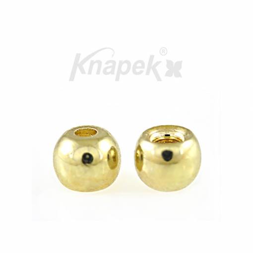KNAPEK BRASS BEADS REGULAR 1.5mm GOLD 20pcs