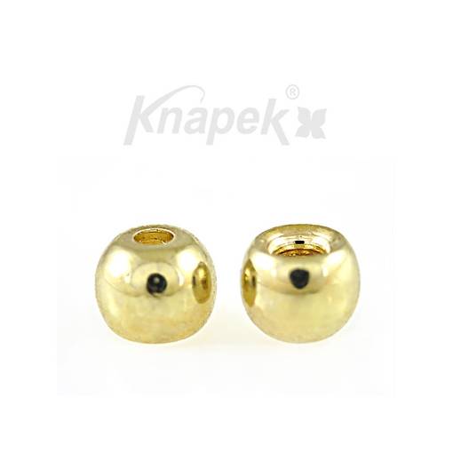 KNAPEK BRASS BEADS REGULAR 3mm 20pcs GOLD