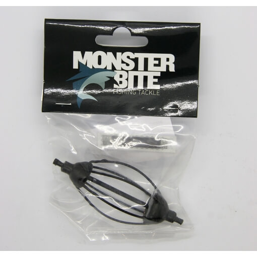 MONSTER BITE WIRECAGE FEEDER 25g BLACK