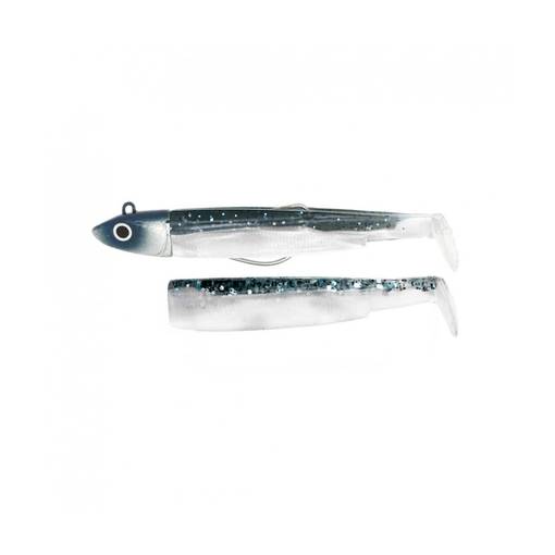 FIIISH BLACK MINNOW COMBO OFF SHIRE 90mm 10g #BLEU PAILLETE