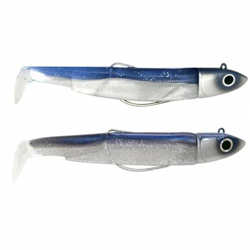 FIIISH BLACK MINNOW DOUBLE COMBO OFFSHORE 120mm 25g #BLUE / ELECTRIC BLUE