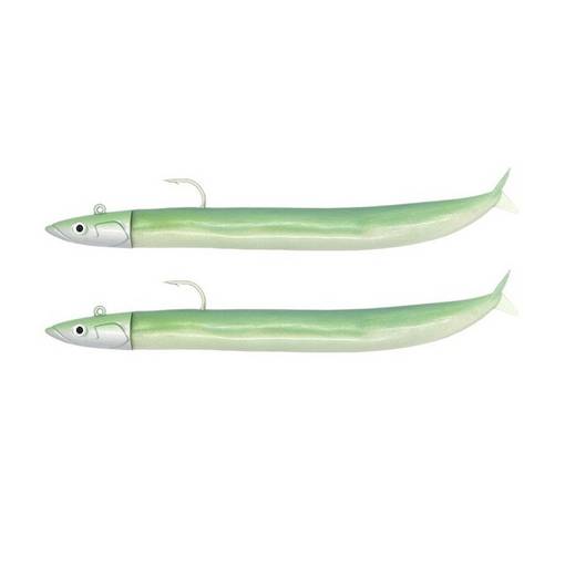 FIIISH CRAZY EEL COMBO OFF SHORE 100mm 10g PEARL GREEN