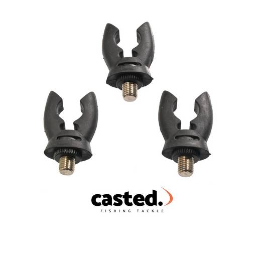 CASTED RUBBER ROD BUTT REST BLACK
