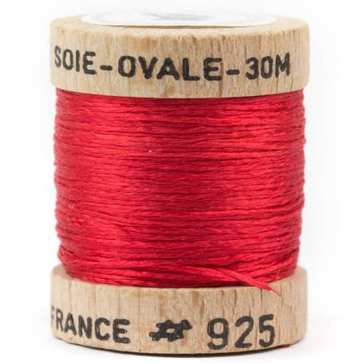 54 DEAN STREET OVAL PURE SILK FLOSS Red