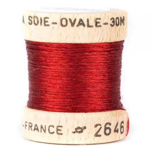 54 DEAN STREET OVAL PURE SILK FLOSS Burgundy