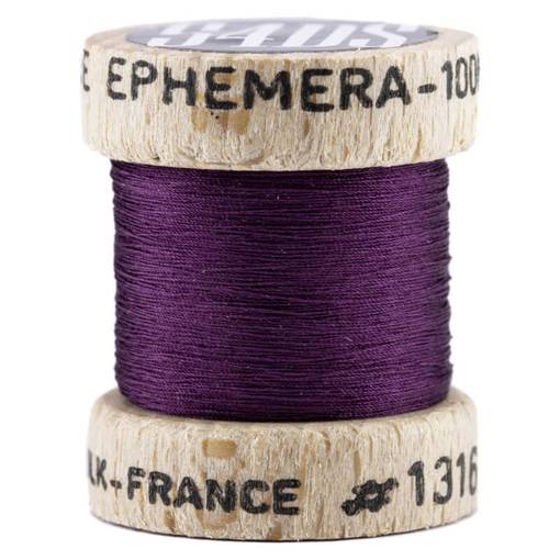 54 DEAN STREET EPHEMERA PURE SILK THREAD 100m Claret