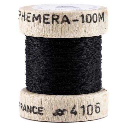 54 DEAN STREET EPHEMERA PURE SILK THREAD 100m Black