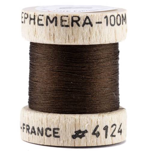 54 DEAN STREET EPHEMERA PURE SILK THREAD 100m Brown