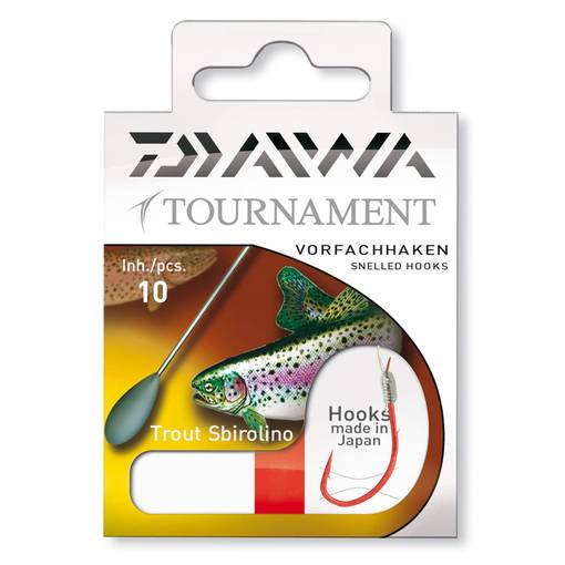 DAIWA TOURNAMENT TROUT SBIROLINO HOOK 250cm 10pcs