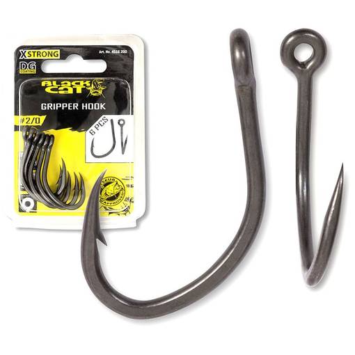 BLACK CAT GRIPPER HOOK 6pcs 1/0