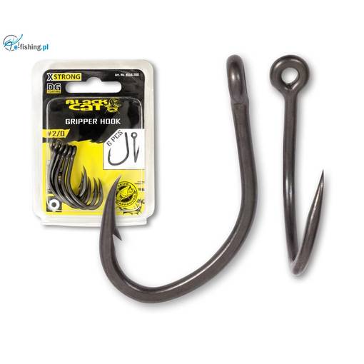 BLACK CAT GRIPPER HOOK 6pcs 2/0