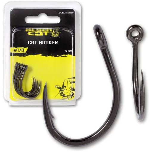 BLACK CAT CAT HOOKER 5pcs 3/0