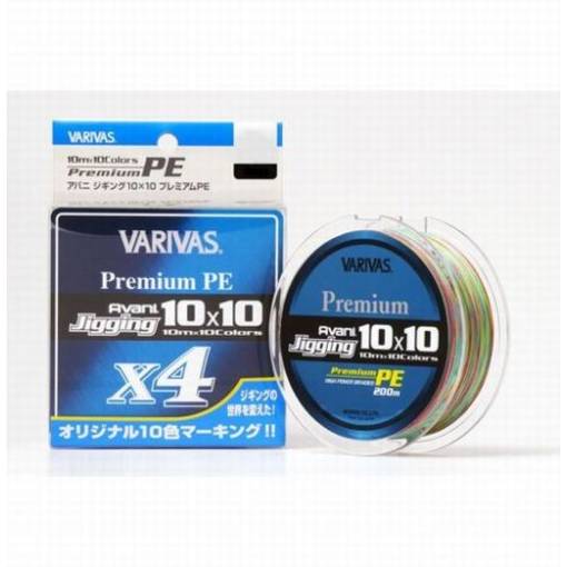 VARIVAS AVANI PREMIUM PE JIGGING X4 multicolor 300m