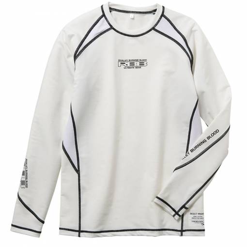 RBB COOLING UV GUARD LONG SLEEVE SHIRT WHITE