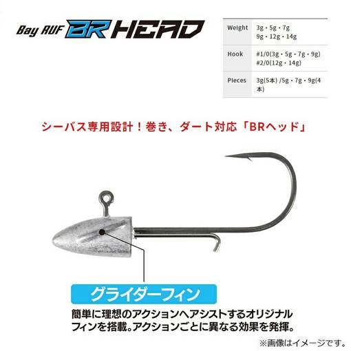 DUO BAY RUF BR HEAD 1/0 5G 4PCS
