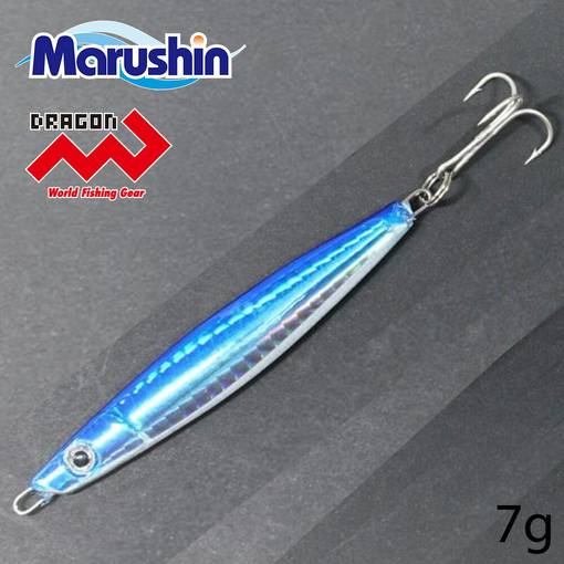 DRAGON DRAG BAITFISH METAL CASTING JIG 21g #BLUE