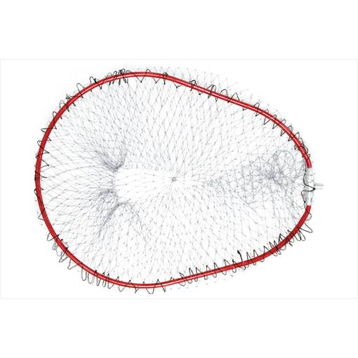 BELMONT OVAL ALUMINIUM FRAME NET L-600 50x65cm RED