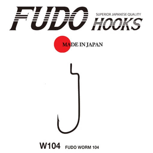 FUDO HOOKS WORM HOOK W104