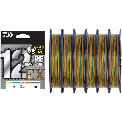 DAIWA 12BRAID DURASENSOR EX MUSCLE PE connected spools