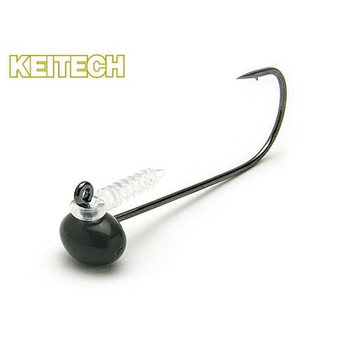KEITECH TUNGSTEN FOOTBALL SHAKY JIG HEAD #3/0