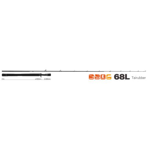 YAMAGA BLANKS SEAWALK TAI RUBBER 68L lure 100g, PE 1.2
