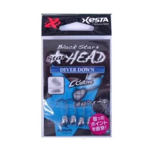 XESTA BLACK STAR HEAD DIVER DOWN