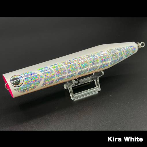 D-CLAW BEACON OFFSHORE CUSTOM 180 103g wooden handmade lure #KIRA WHITE