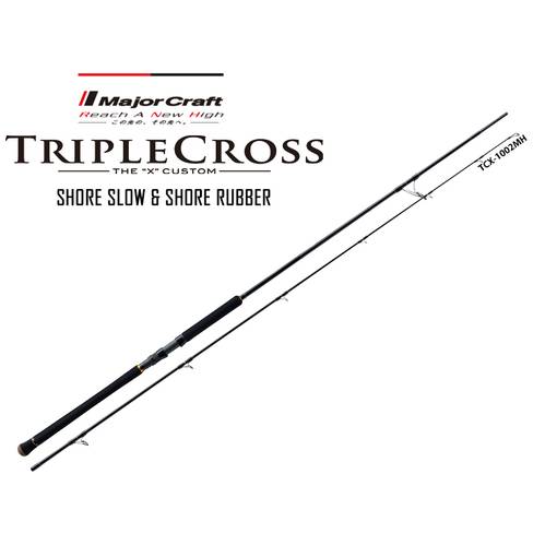 MAJOR CRAFT TRIPLE CROSS TCX-922ML/SRJ SHORE SLOW & RUBBER 15-30g PE0.6-2