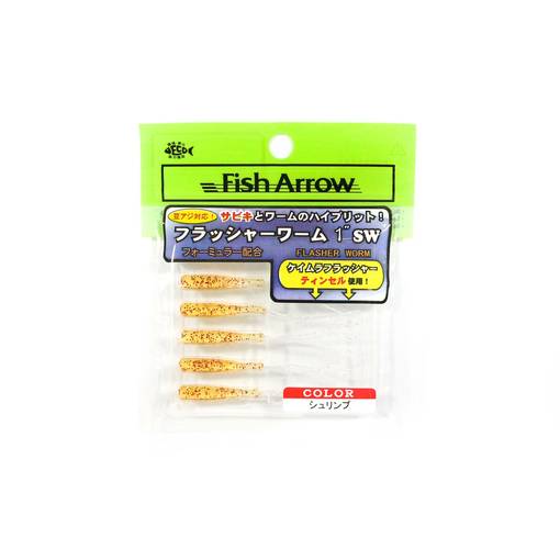 FISH ARROW FLASHER WORM 2.5CM