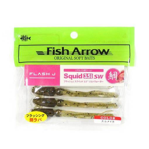 FISH ARROW FLASH-J SQUID 3.5IN SW