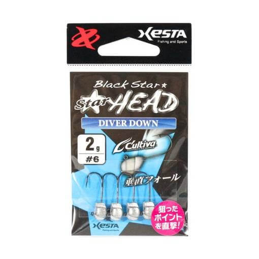 XESTA BLACK STAR HEAD DIVER DOWN #1/0