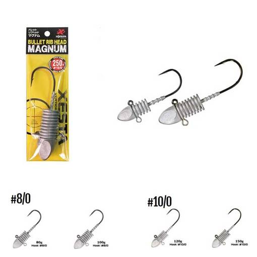 XESTA MAGNUM BULLET RIB HEAD #10/0