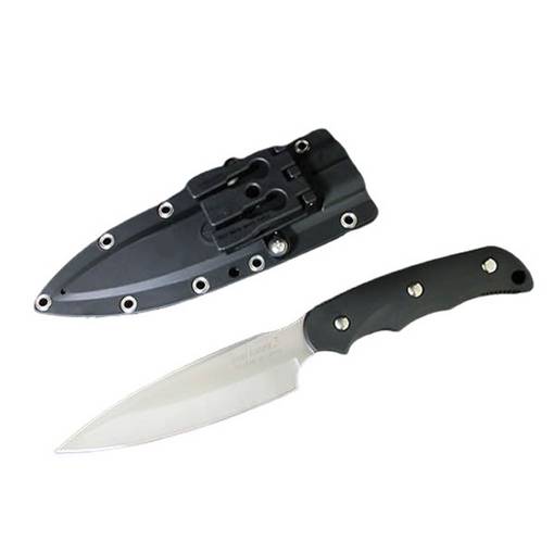 G * SAKAI SB-3 MADE IN JAPAN RUST FREE KNIFE STRAIGHT BLADE BLACK