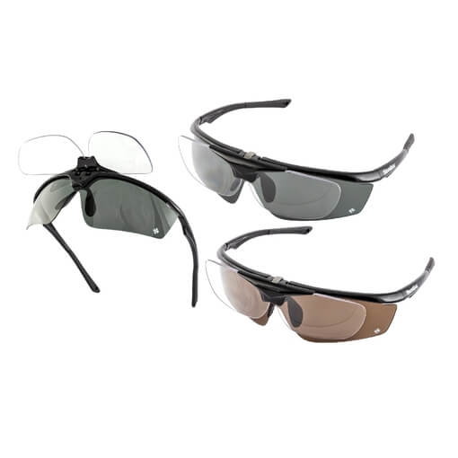 SNOWBEE SPORTS MAGNIFIER SUNGLASSES SMOKE (x2.5)